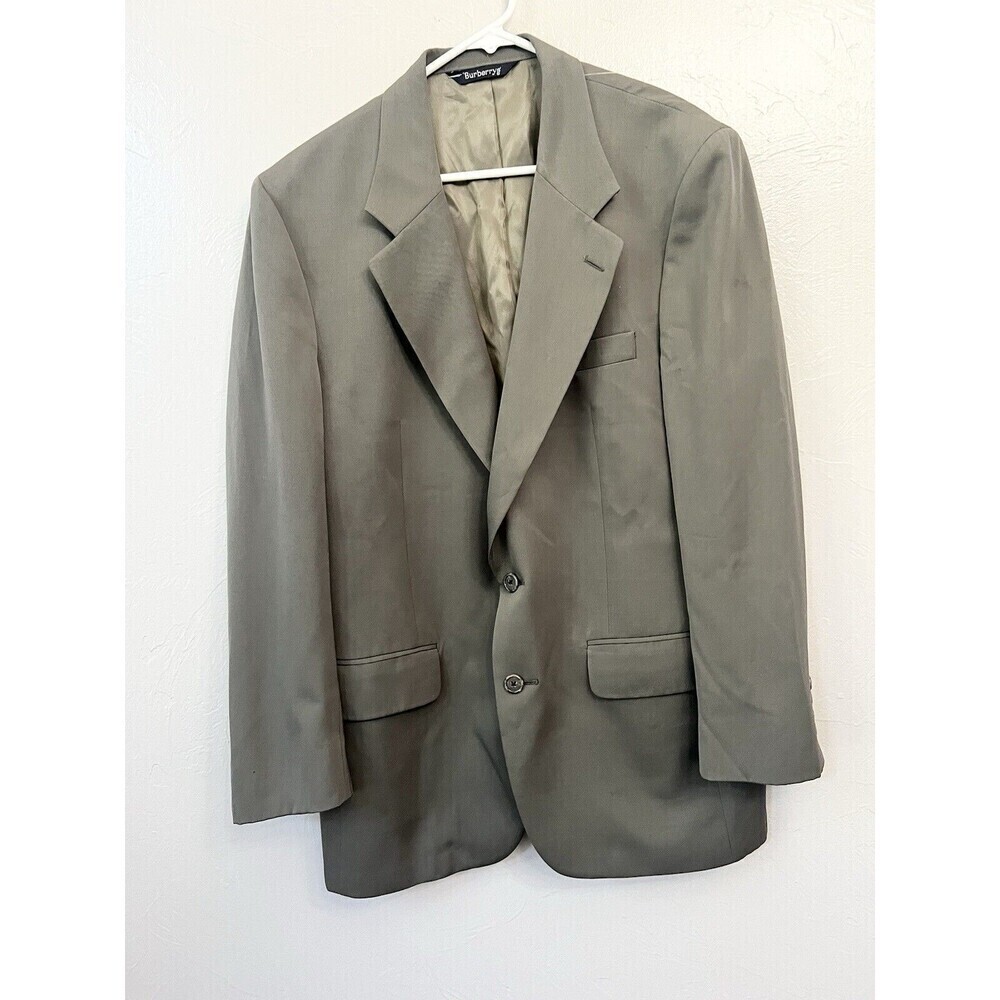 Vintage Burberrys Burberry Blazer Suit Jacket Men’s Chest 42” 42 Designer Green